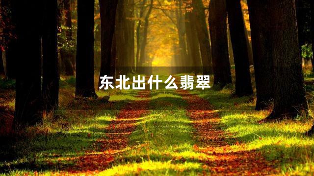 东北出什么翡翠