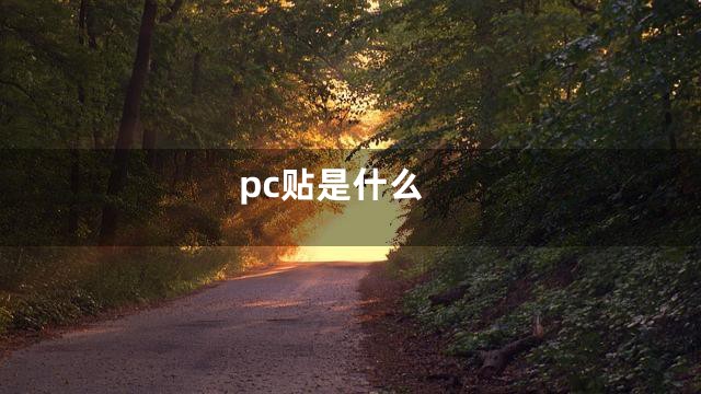 pc贴是什么