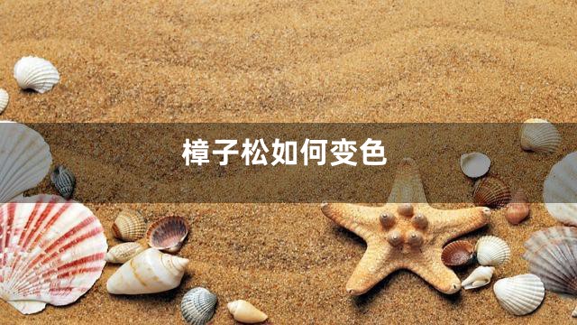 樟子松如何变色