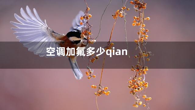 空调加氟多少qian