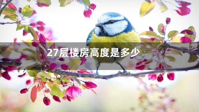 27层楼房高度是多少