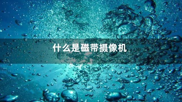 什么是磁带摄像机