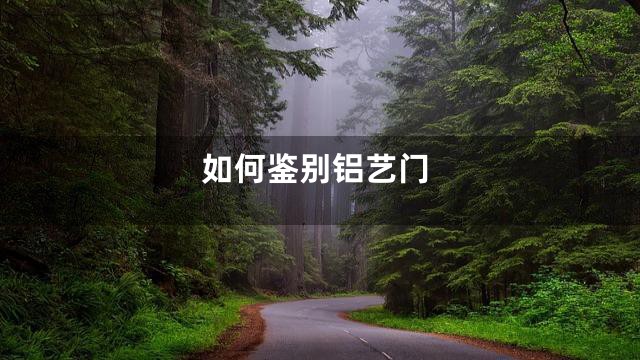 如何鉴别铝艺门