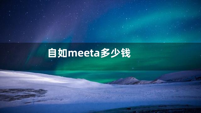 自如meeta多少钱