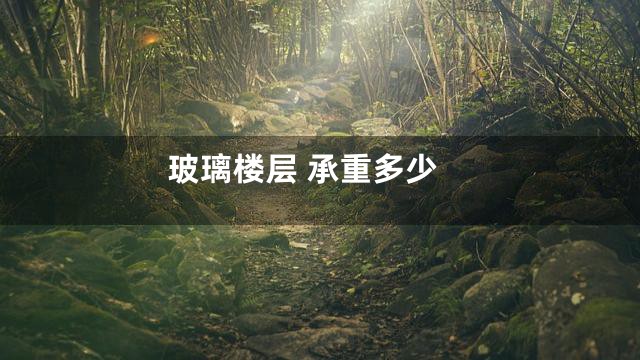 玻璃楼层 承重多少