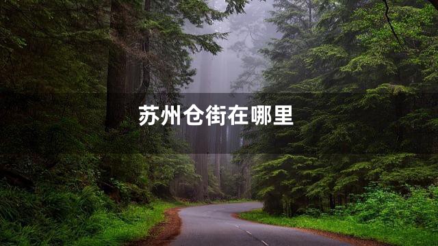 苏州仓街在哪里