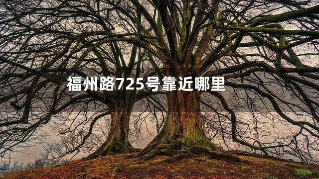 福州路725号靠近哪里
