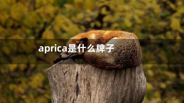 aprica是什么牌子