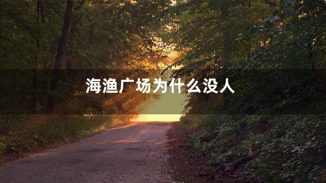 海渔广场为什么没人