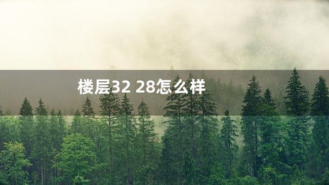 楼层32 28怎么样