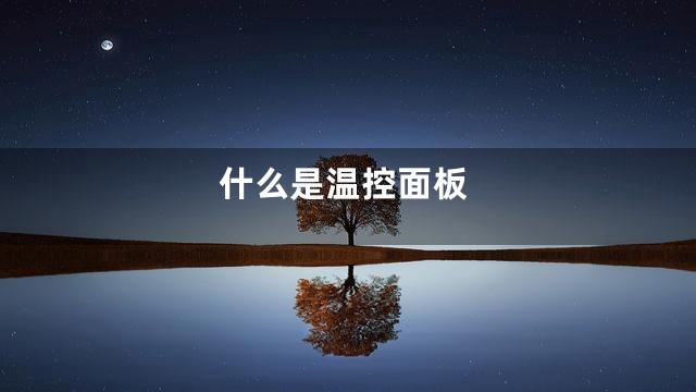 什么是温控面板