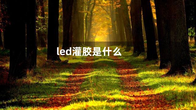 led灌胶是什么
