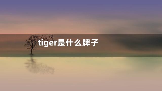 tiger是什么牌子