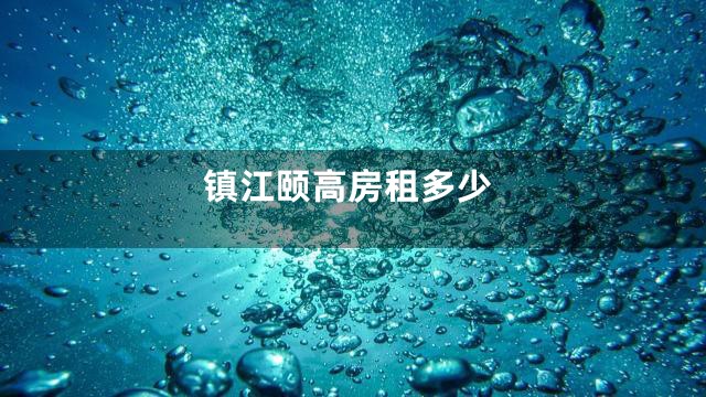 镇江颐高房租多少