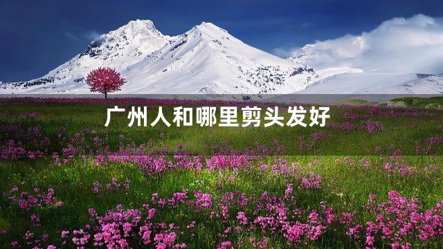 广州人和哪里剪头发好