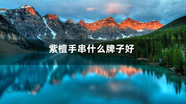 紫檀手串什么牌子好