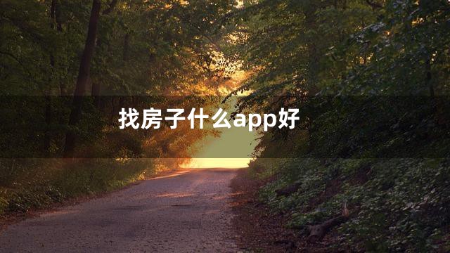 找房子什么app好
