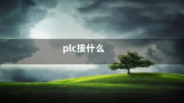 plc接什么