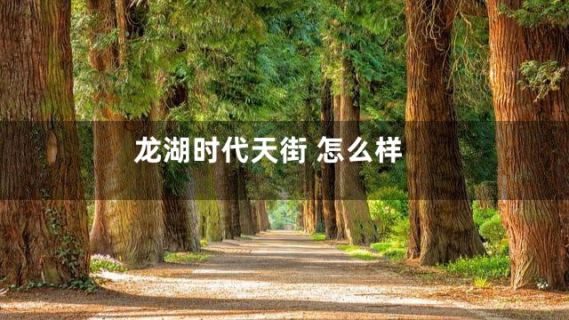 龙湖时代天街 怎么样