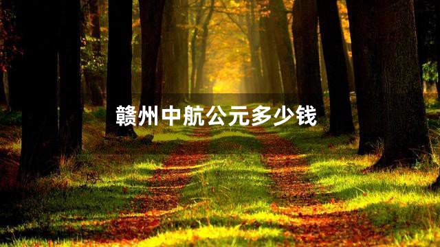 赣州中航公元多少钱