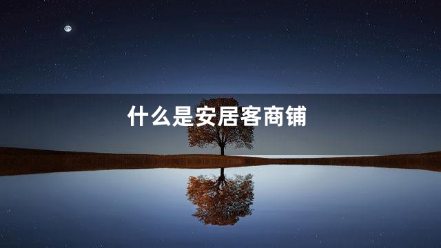 什么是安居客商铺