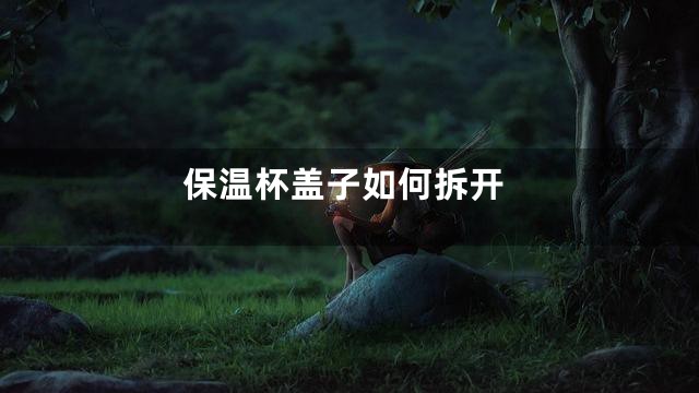 保温杯盖子如何拆开