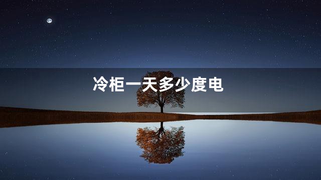 冷柜一天多少度电