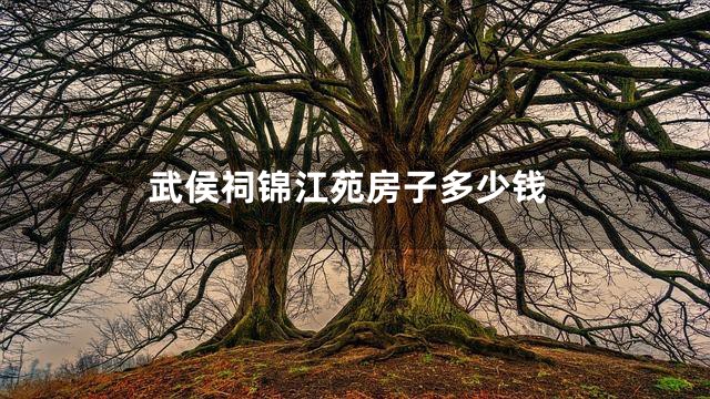 武侯祠锦江苑房子多少钱