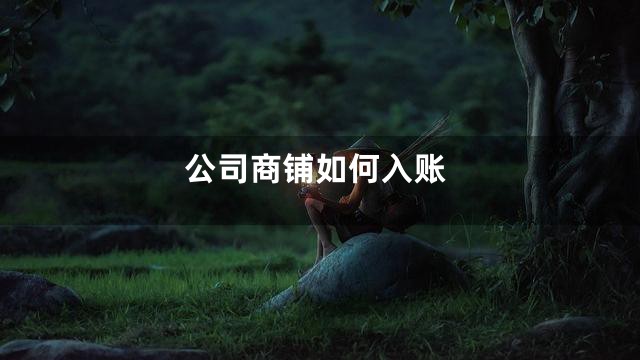 公司商铺如何入账