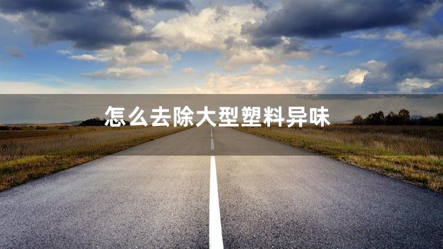 怎么去除大型塑料异味