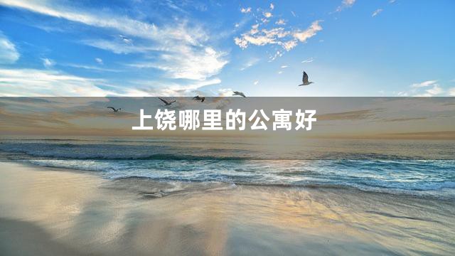 上饶哪里的公寓好