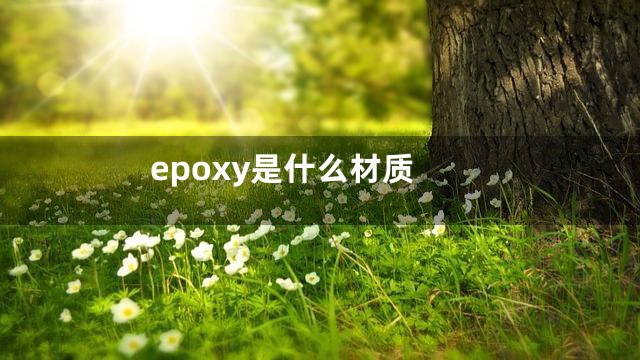epoxy是什么材质