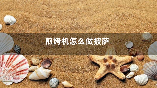 煎烤机怎么做披萨