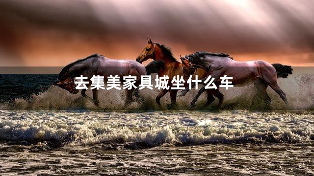 去集美家具城坐什么车