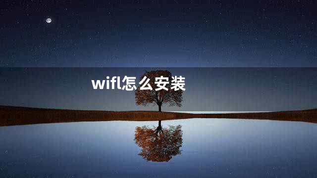 wifl怎么安装