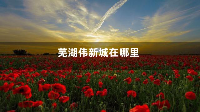 芜湖伟新城在哪里