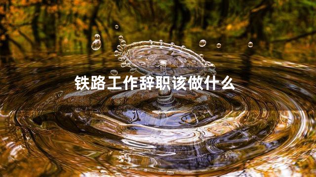 铁路工作辞职该做什么