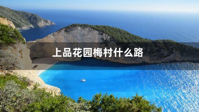 上品花园梅村什么路