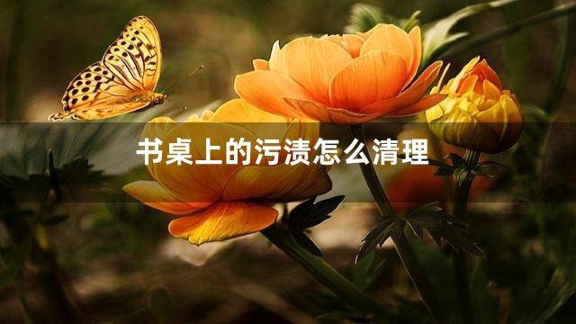 书桌上的污渍怎么清理