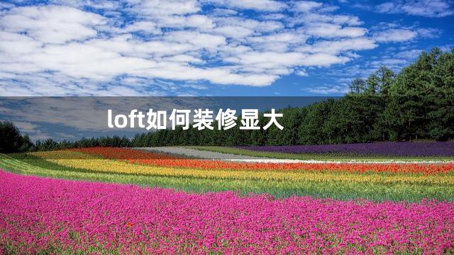 loft如何装修显大