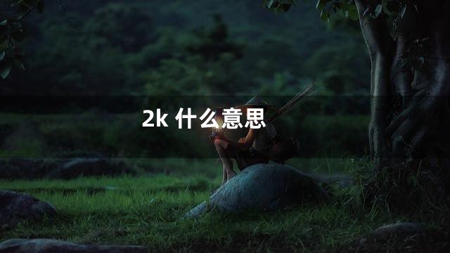 2k 什么意思