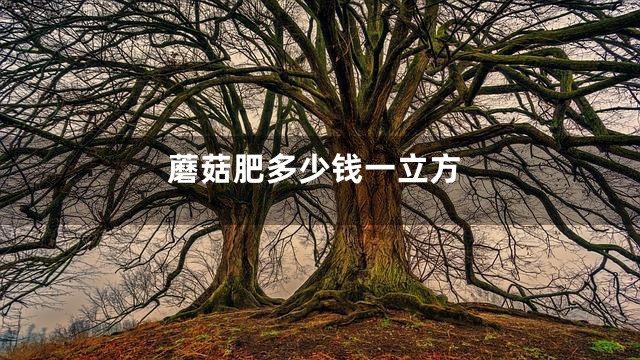 蘑菇肥多少钱一立方