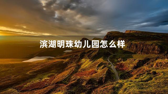 滨湖明珠幼儿园怎么样