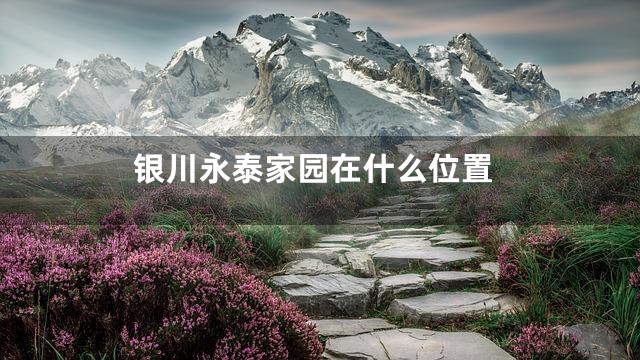 银川永泰家园在什么位置