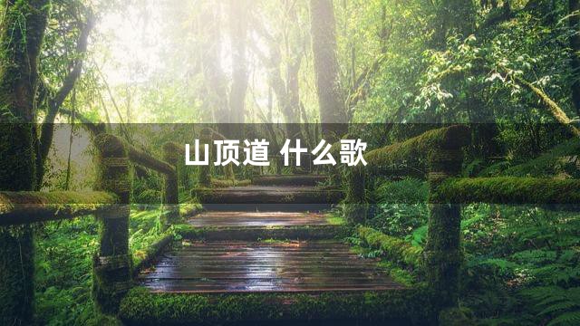 山顶道 什么歌