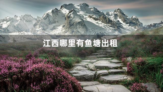 江西哪里有鱼塘出租