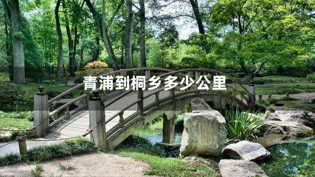 青浦到桐乡多少公里