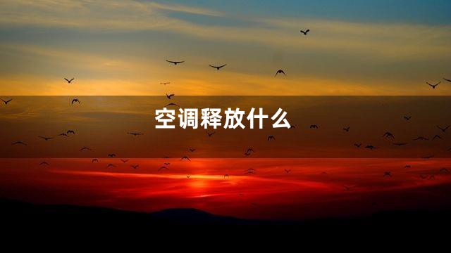 空调释放什么