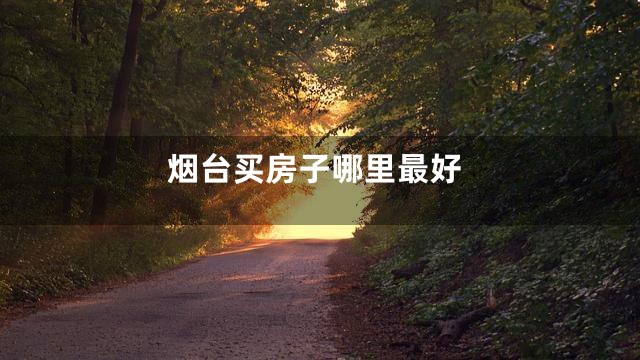 烟台买房子哪里最好