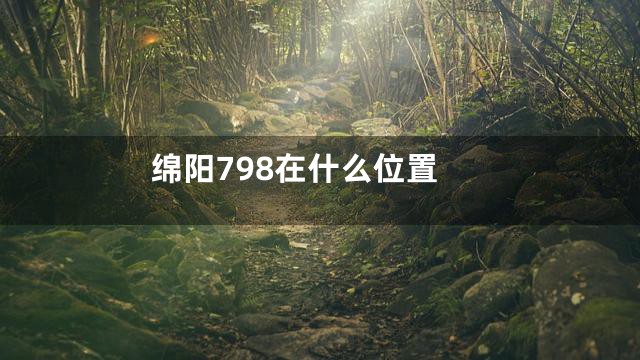 绵阳798在什么位置